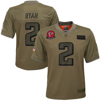 Youth Atlanta Falcons #2 Matt Ryan 2019 Camo Salute To Service Stitched NFL Jersey Youth Atlanta Falcons #2 Matt Ryan 2019 Camo Salute To Service Stitched NFL Jersey