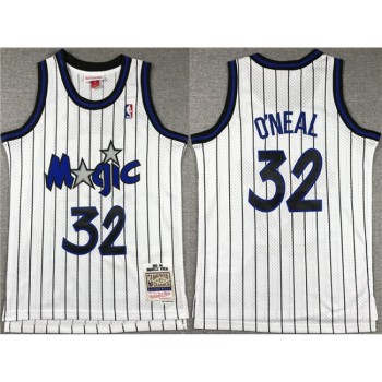 Youth Orlando Magic#32 Shaquille O'Neal White Throwback Stitched Jersey Youth Orlando Magic#32 Shaquille O'Neal White Throwback Stitched Jersey