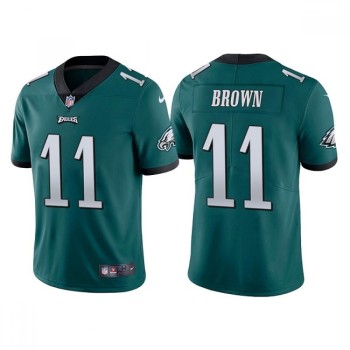Youth Philadelphia Eagles #11 A. J. Brown Green Vapor Untouchable Limited Stitched Football Jersey Youth Philadelphia Eagles #11 A. J. Brown Green Vapor Untouchable Limited Stitched Football Jersey
