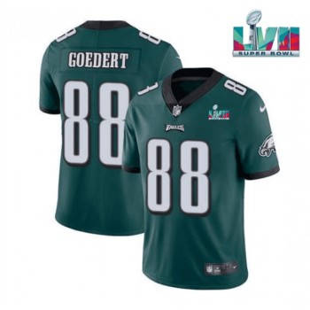 Youth Philadelphia Eagles #88 Dallas Goedert Green Super Bowl LVII Patch Vapor Untouchable Limited Stitched Football Jersey Youth Philadelphia Eagles #88 Dallas Goedert Green Super Bowl LVII Patch Vapor Untouchable Limited Stitched Football Jersey