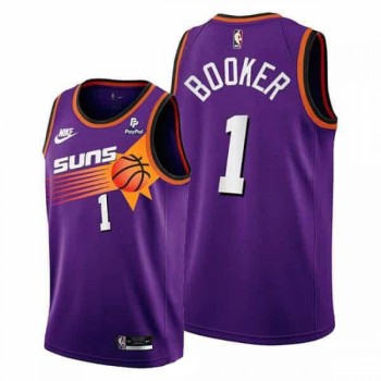 Youth Phoenix Suns #1 Devin Booker #1 Devin Booker Purple Stitched Basketball Jersey Youth Phoenix Suns #1 Devin Booker #1 Devin Booker Purple Stitched Basketball Jersey