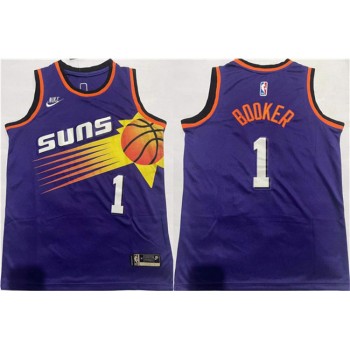 Youth Phoenix Suns #1 Devin Booker Purple Stitched Basketball Jersey Youth Phoenix Suns #1 Devin Booker Purple Stitched Basketball Jersey