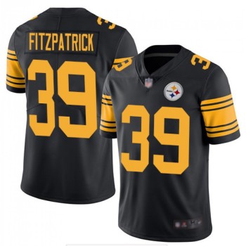 Youth Pittsburgh Steelers #39 Minkah Fitzpatrick Black 2019 Color Rush Stitched NFL Jersey Youth Pittsburgh Steelers #39 Minkah Fitzpatrick Black 2019 Color Rush Stitched NFL Jersey