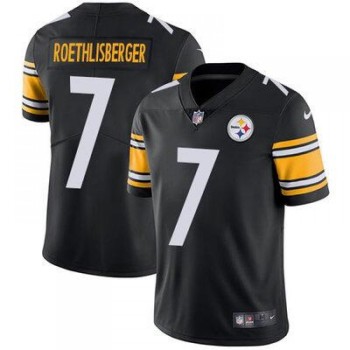 Youth Pittsburgh Steelers #7 Ben Roethlisberger Black Vapor Untouchable Limited Stitched Jersey Youth Pittsburgh Steelers #7 Ben Roethlisberger Black Vapor Untouchable Limited Stitched Jersey