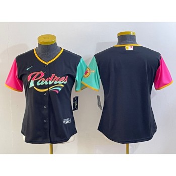 Youth San Diego Padres Blank Black City Connect Stitched Baseball Jersey Youth San Diego Padres Blank Black City Connect Stitched Baseball Jersey