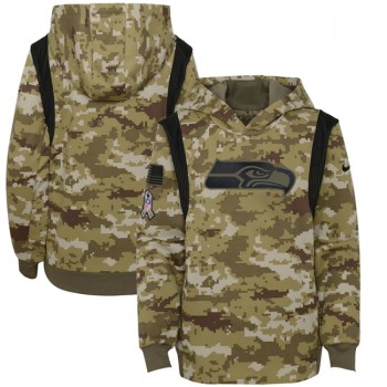 Youth Seattle Seahawks 2021 Camo Salute To Service Therma Performance Pullover Hoodie Youth Seattle Seahawks 2021 Camo Salute To Service Therma Performance Pullover Hoodie