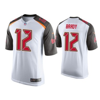 Youth Tampa Bay Buccaneers #12 Tom Brady White Stitched Jersey Youth Tampa Bay Buccaneers #12 Tom Brady White Stitched Jersey