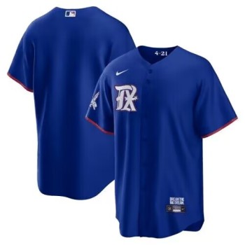 Youth Texas Rangers Blank Royal 2023 City Connect Stitched Baseball Jersey Youth Texas Rangers Blank Royal 2023 City Connect Stitched Baseball Jersey
