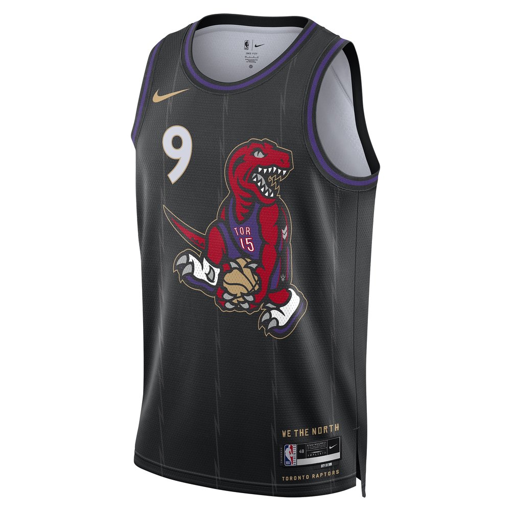 Unisex Toronto Raptors RJ Barrett Black 2024/25 Swingman Player Jersey - City Edition Unisex Toronto Raptors RJ Barrett Black 2024/25 Swingman Player Jersey - City Edition