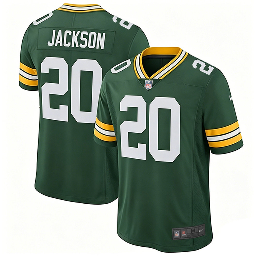 Youth Green Bay Packers #20 Domani Jackson Green 2026 NFL Draft Vapor Limited Jersey Youth Green Bay Packers #20 Domani Jackson Green 2026 NFL Draft Vapor Limited Jersey