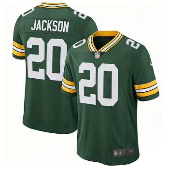Youth Green Bay Packers #20 Domani Jackson Green 2026 NFL Draft Vapor Limited Jersey