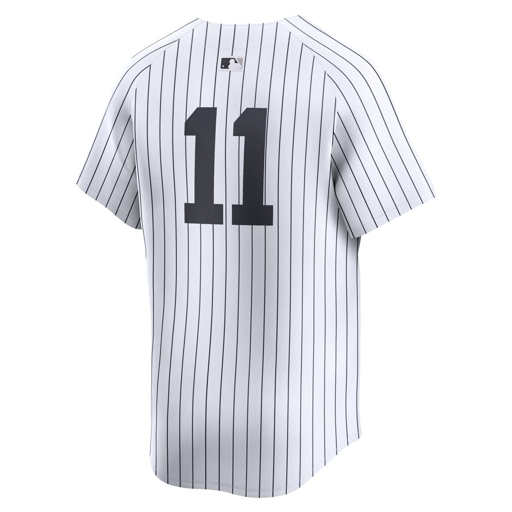 Men's New York Yankees #11 Anthony Volpe White 2024 World Series Home Limited Player Jersey