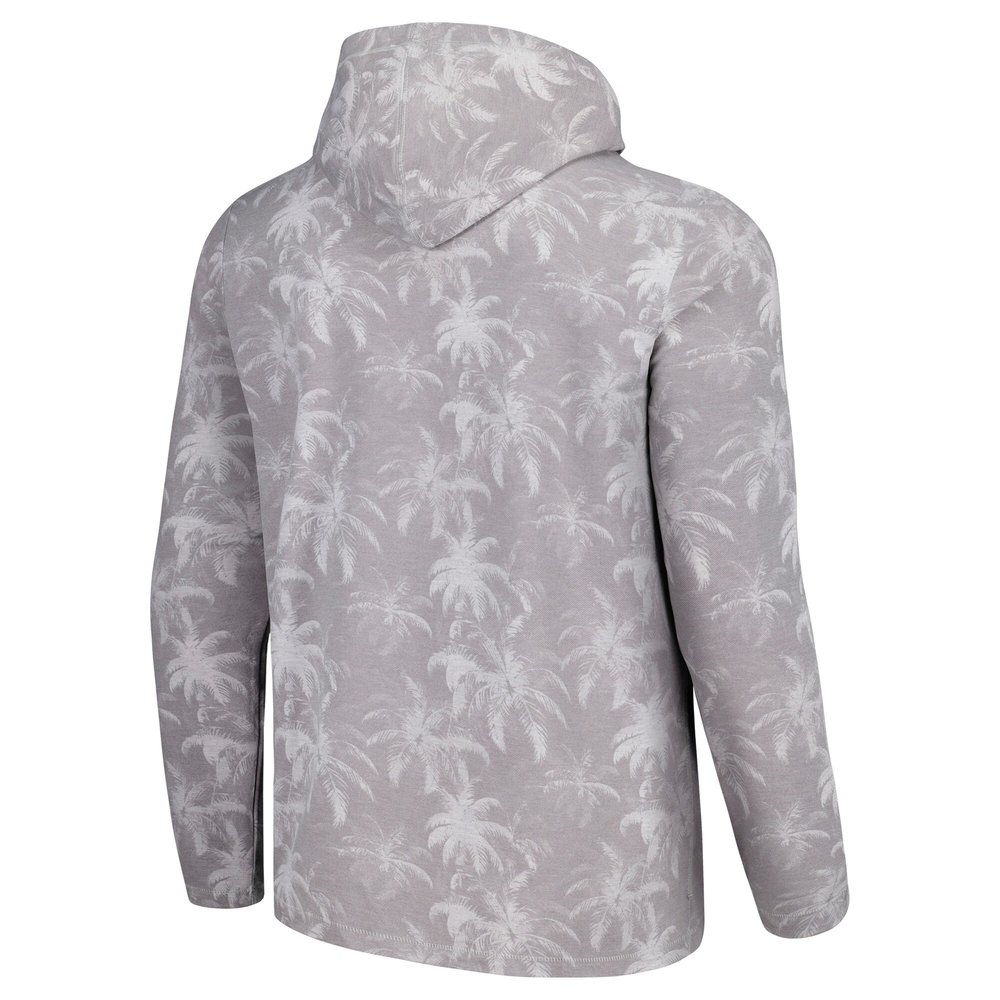 Men's Los Angeles Dodgers Tommy Bahama Gray 2024 World Series Champions Sport Palm Frenzy Pullover Hoodie Men's Los Angeles Dodgers Tommy Bahama Gray 2024 World Series Champions Sport Palm Frenzy Pullover Hoodie