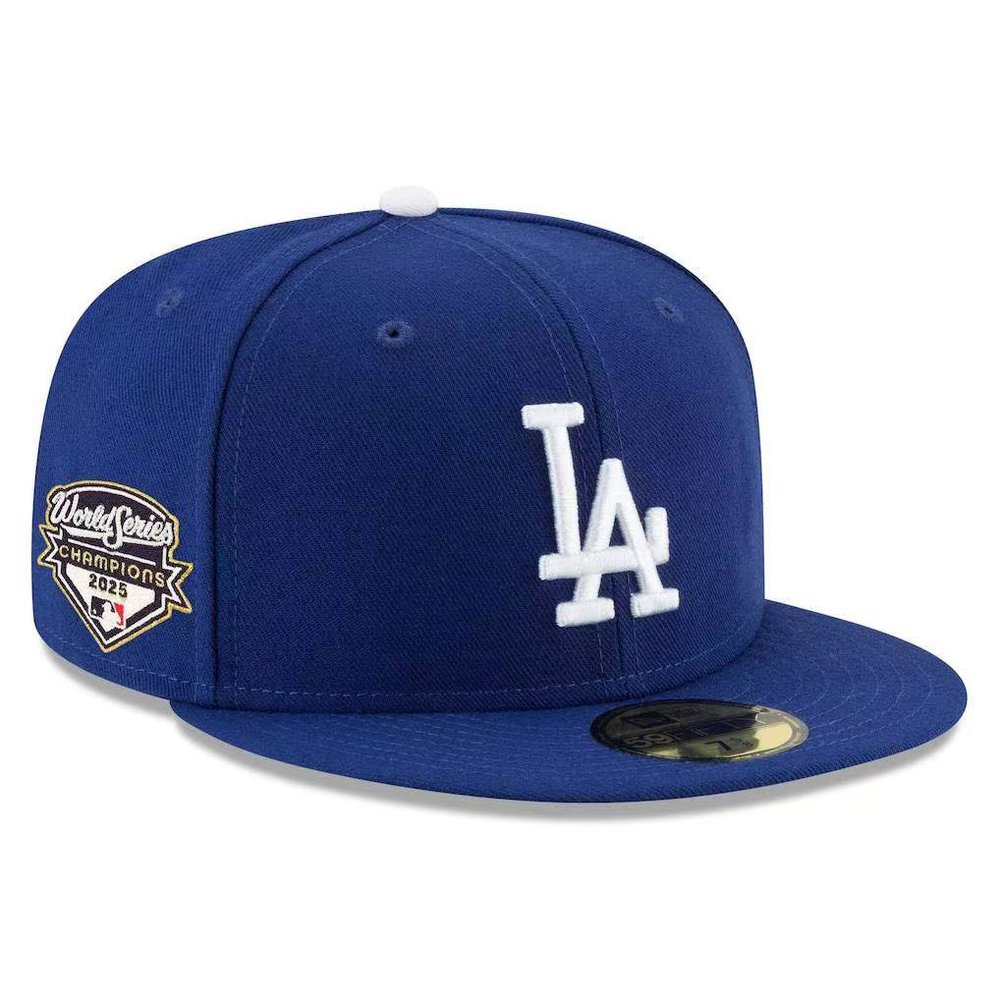 Los Angeles Dodgers 2025 World Series Champions Fitted Hat Los Angeles Dodgers 2025 World Series Champions Fitted Hat