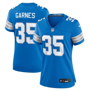 Women's Detroit Lions Chelen Garnes  Blue Game Jersey Women's Detroit Lions Chelen Garnes  Blue Game Jersey