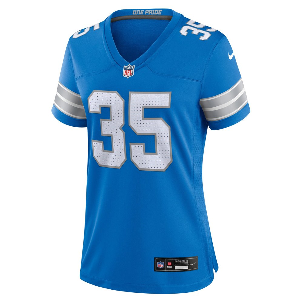 Women's Detroit Lions Chelen Garnes  Blue Game Jersey Women's Detroit Lions Chelen Garnes  Blue Game Jersey
