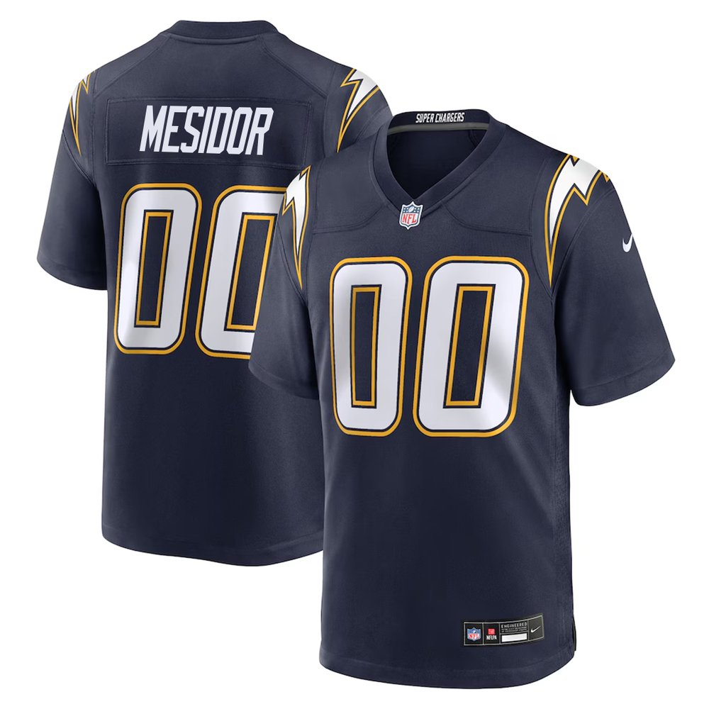 Youth Los Angeles Chargers Akheem Mesidor Navy 2026 NFL Draft Game Jersey