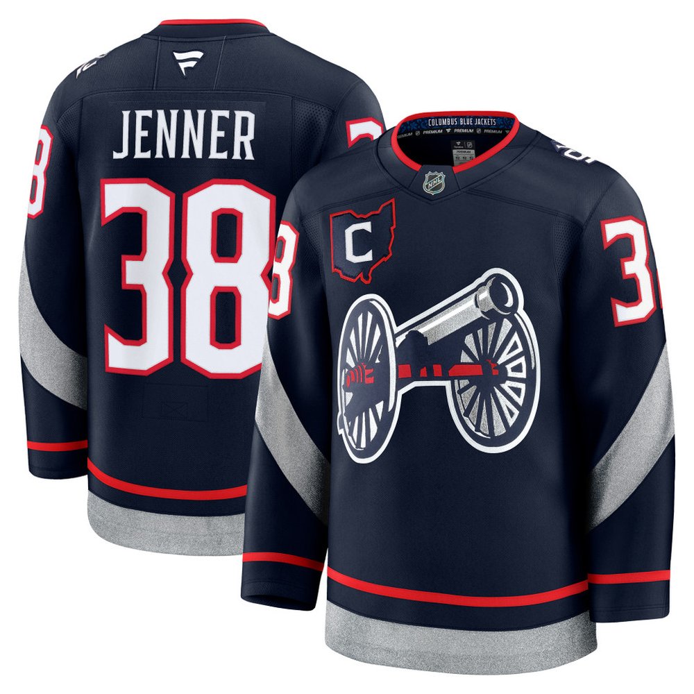 Men's Columbus Blue Jackets #38 Boone Jenner Navy 2024-25 With C Patch Stitched Hockey Premium Jersey Men's Columbus Blue Jackets #38 Boone Jenner Navy 2024-25 With C Patch Stitched Hockey Premium Jersey