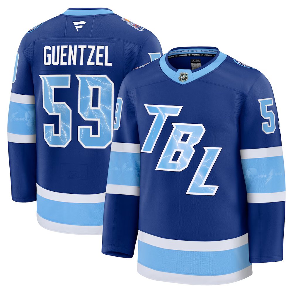 Youth Tampa Bay Lightning #59 Jake Guentzel Blue 2026 NHL Stadium Series Premium Jersey Youth Tampa Bay Lightning #59 Jake Guentzel Blue 2026 NHL Stadium Series Premium Jersey