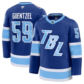 Youth Tampa Bay Lightning #59 Jake Guentzel Blue 2026 NHL Stadium Series Premium Jersey Youth Tampa Bay Lightning #59 Jake Guentzel Blue 2026 NHL Stadium Series Premium Jersey