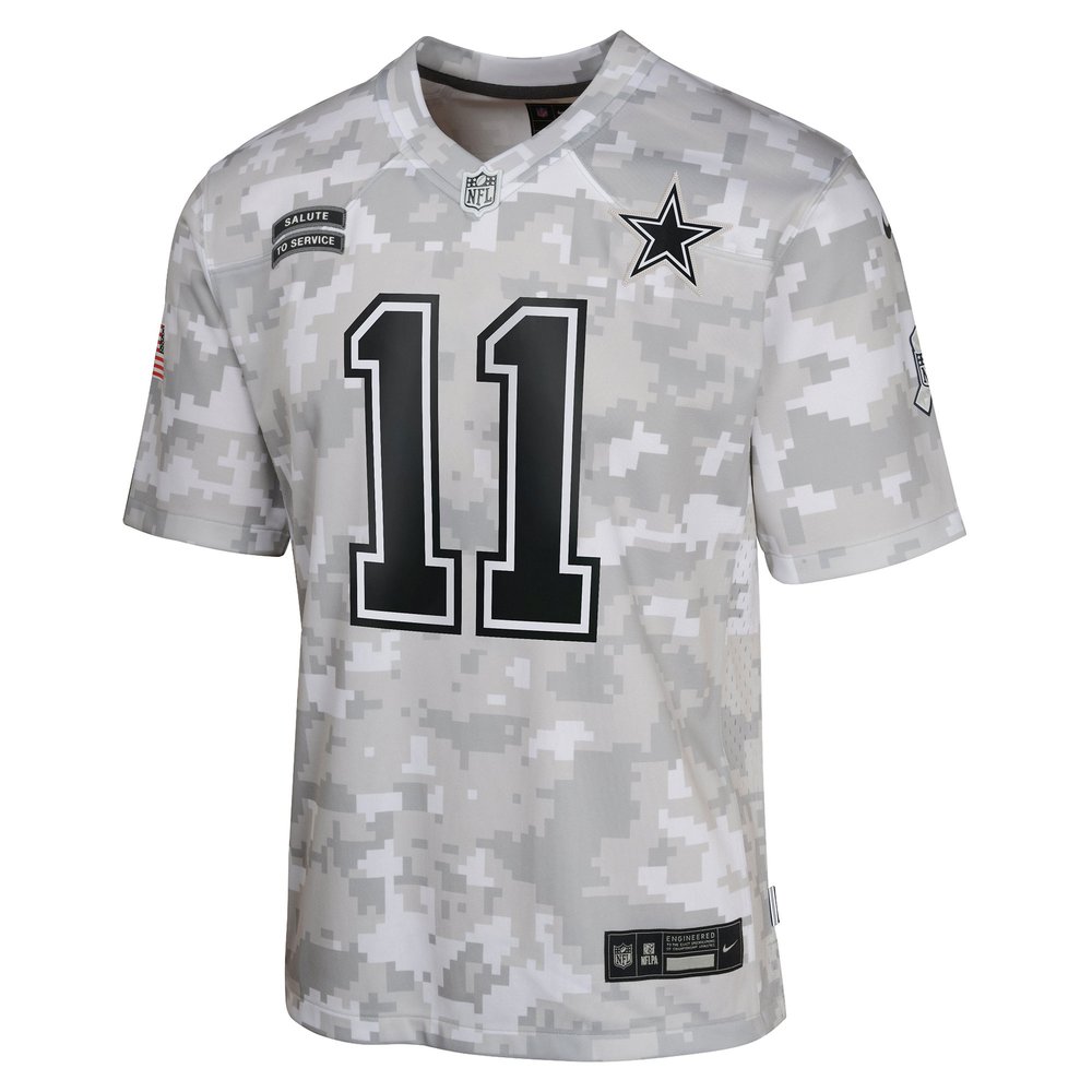Youth Dallas Cowboys Micah Parsons Arctic Camo 2024 Salute to Service Game Jersey Youth Dallas Cowboys Micah Parsons Arctic Camo 2024 Salute to Service Game Jersey