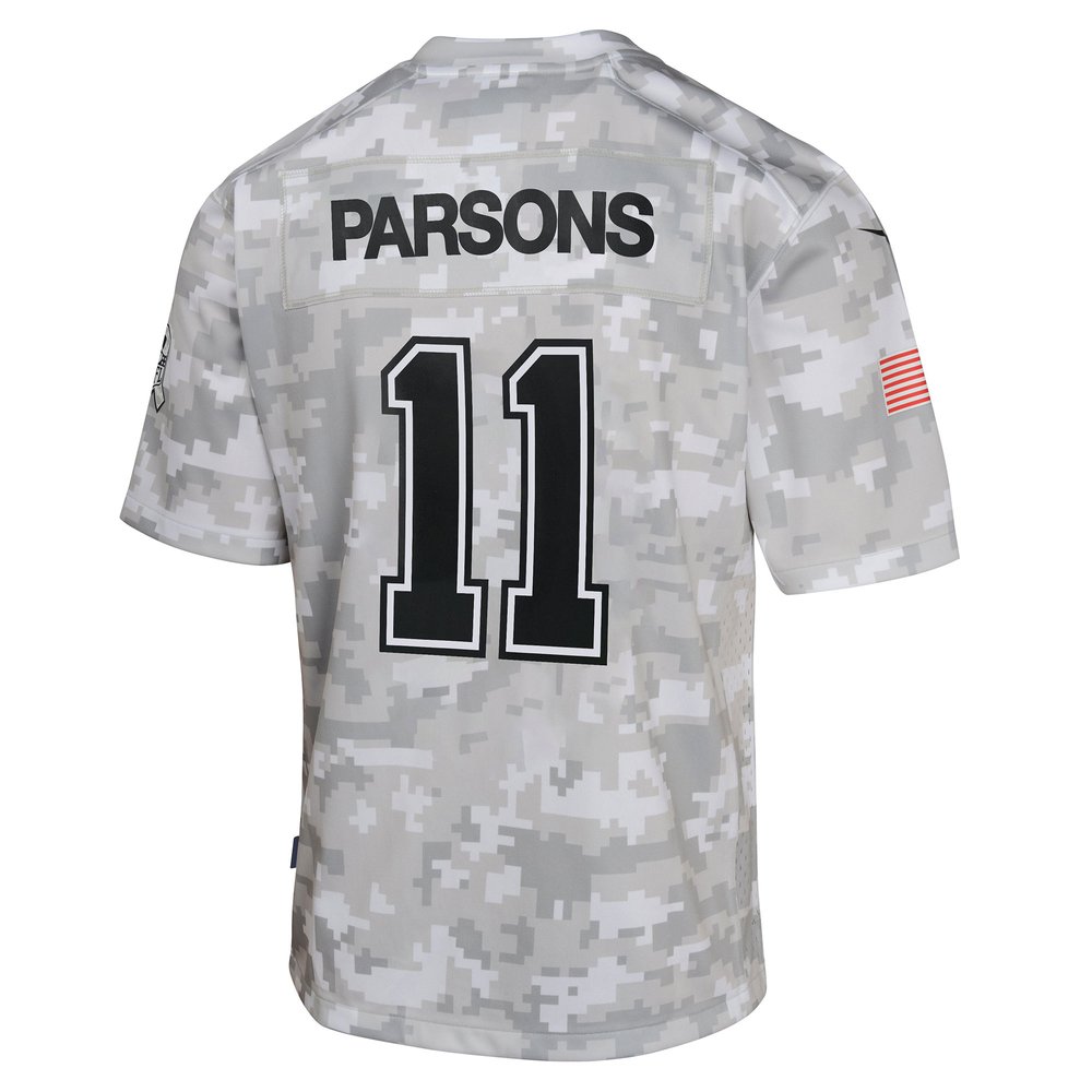 Youth Dallas Cowboys Micah Parsons Arctic Camo 2024 Salute to Service Game Jersey Youth Dallas Cowboys Micah Parsons Arctic Camo 2024 Salute to Service Game Jersey