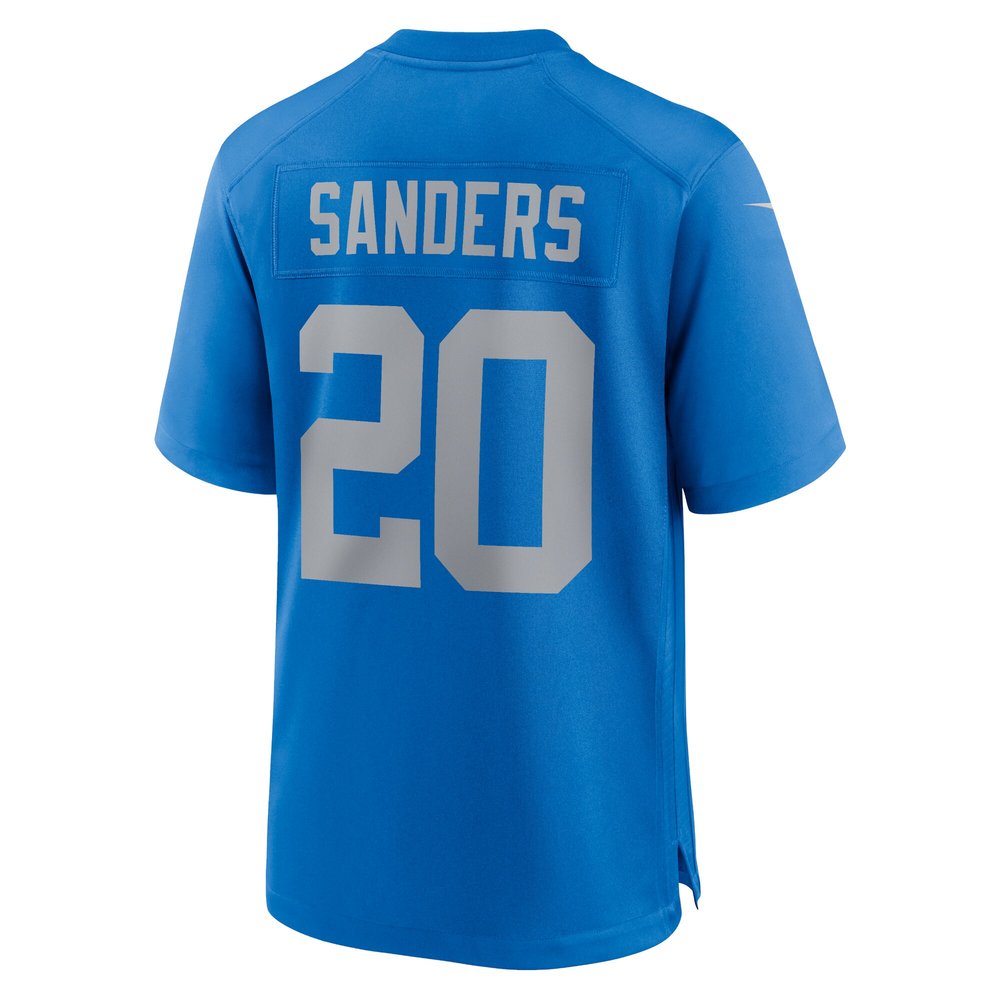 Men's Detroit Lions #20 Barry Sanders Blue Alternate Game Jersey Men's Detroit Lions #20 Barry Sanders Blue Alternate Game Jersey