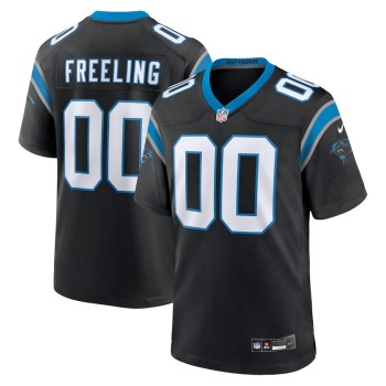 Youth Carolina Panthers Monroe Freeling Black 2026 NFL Draft Game Jersey