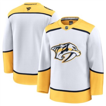 Youth Nashville Predators Blank White 2024-25 Away Stitched Hockey Jersey