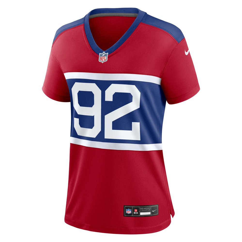 Women's New York Giants Michael Strahan Century Red Alternate Retired Player Game Jersey Women's New York Giants Michael Strahan Century Red Alternate Retired Player Game Jersey