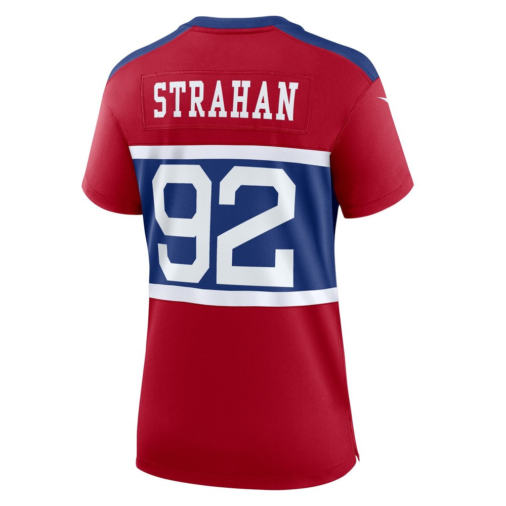 Women's New York Giants Michael Strahan Century Red Alternate Retired Player Game Jersey Women's New York Giants Michael Strahan Century Red Alternate Retired Player Game Jersey