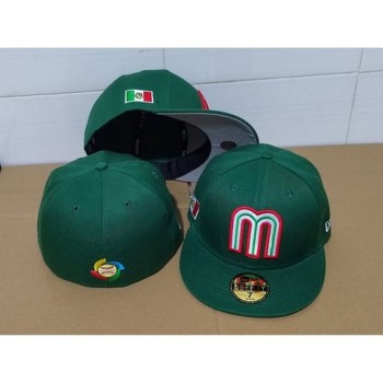 Mexico National Baseball Team Fitted Hat Mexico National Baseball Team Fitted Hat