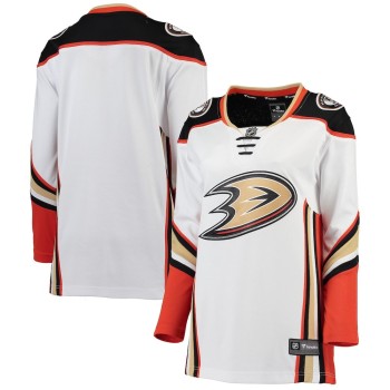 Women's Anaheim Ducks White Home Jersey Women's Anaheim Ducks White Home Jersey