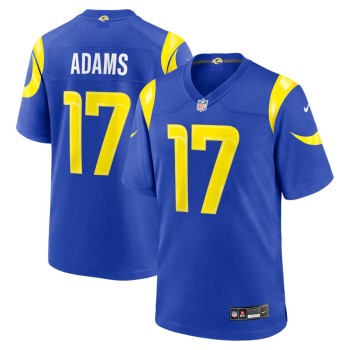 Men's Los Angeles Rams #17 Davante Adams Royal Team Game Player Jersey Men's Los Angeles Rams #17 Davante Adams Royal Team Game Player Jersey