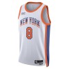 Unisex New York Knicks OG Anunoby Nike White 2024/25 Swingman Player Jersey - City Edition Unisex New York Knicks OG Anunoby Nike White 2024/25 Swingman Player Jersey - City Edition