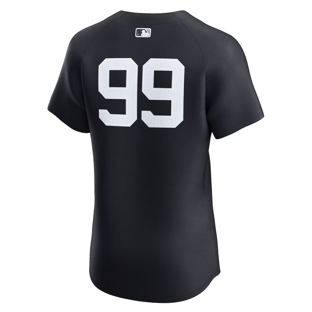 Men's New York Yankees #99 Aaron Judge Navy Alternate 2 Elite Player Jersey Men's New York Yankees #99 Aaron Judge Navy Alternate 2 Elite Player Jersey