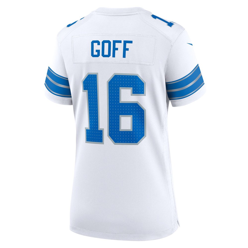 Women's Detroit Lions #16 Jared Goff White Game Jersey Women's Detroit Lions #16 Jared Goff White Game Jersey