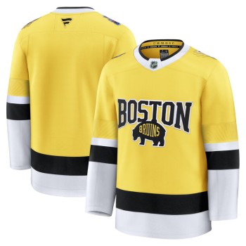 Men's Boston Bruins Gold 2026 NHL Stadium Series Premium Jersey Men's Boston Bruins Gold 2026 NHL Stadium Series Premium Jersey