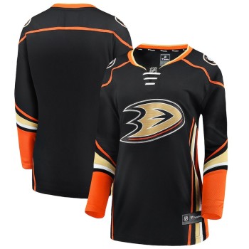 Women's Anaheim Ducks Black Home Jersey