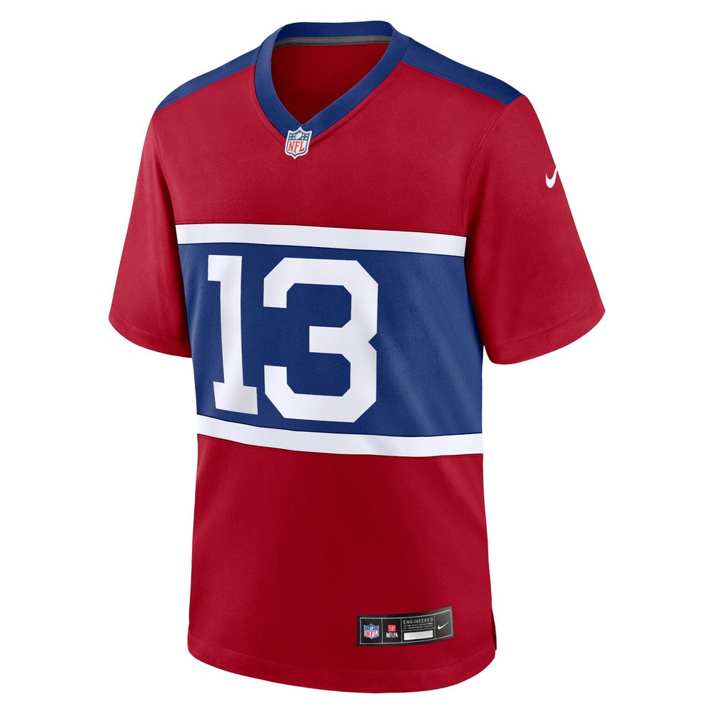 Youth New York Giants Jalin Hyatt Century Red Alternate Player Game Jersey Youth New York Giants Jalin Hyatt Century Red Alternate Player Game Jersey