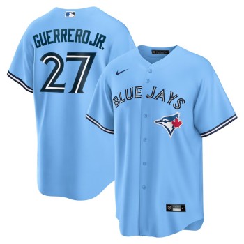 Men's Toronto Blue Jays #27 Vladimir Guerrero Jr. Powder Blue Alternate Replica Player Jersey