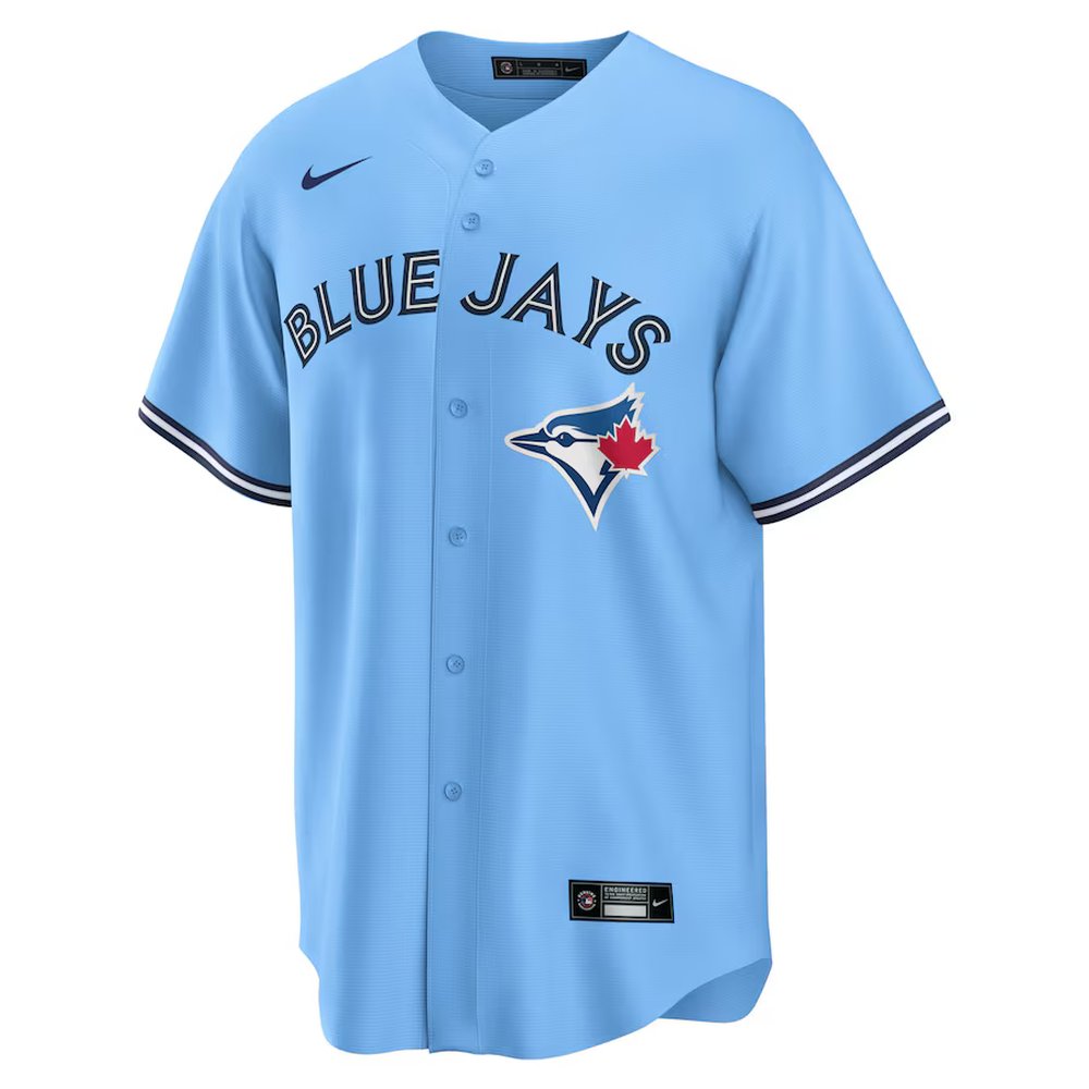 Men's Toronto Blue Jays #27 Vladimir Guerrero Jr. Powder Blue Alternate Replica Player Jersey