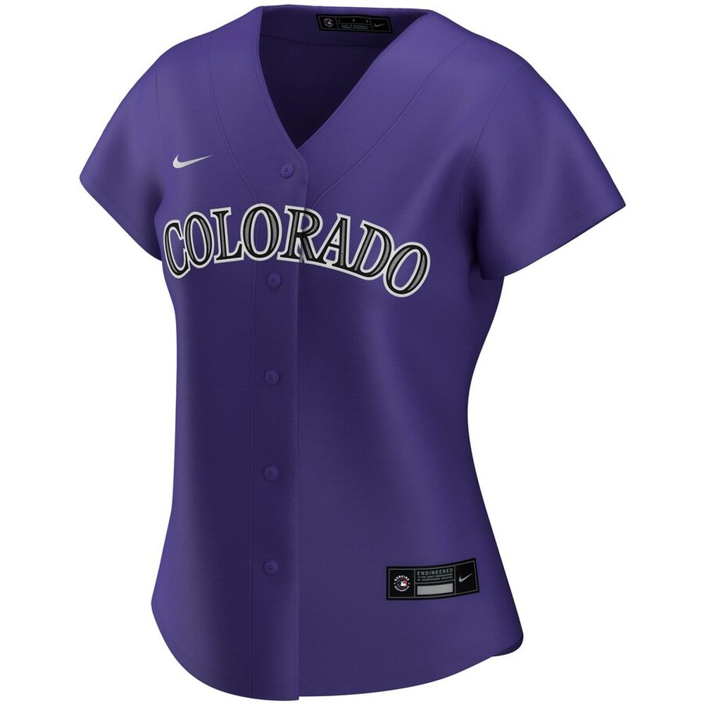 Women's Colorado Rockies Nike Purple Alternate Replica Team Jersey Women's Colorado Rockies Nike Purple Alternate Replica Team Jersey