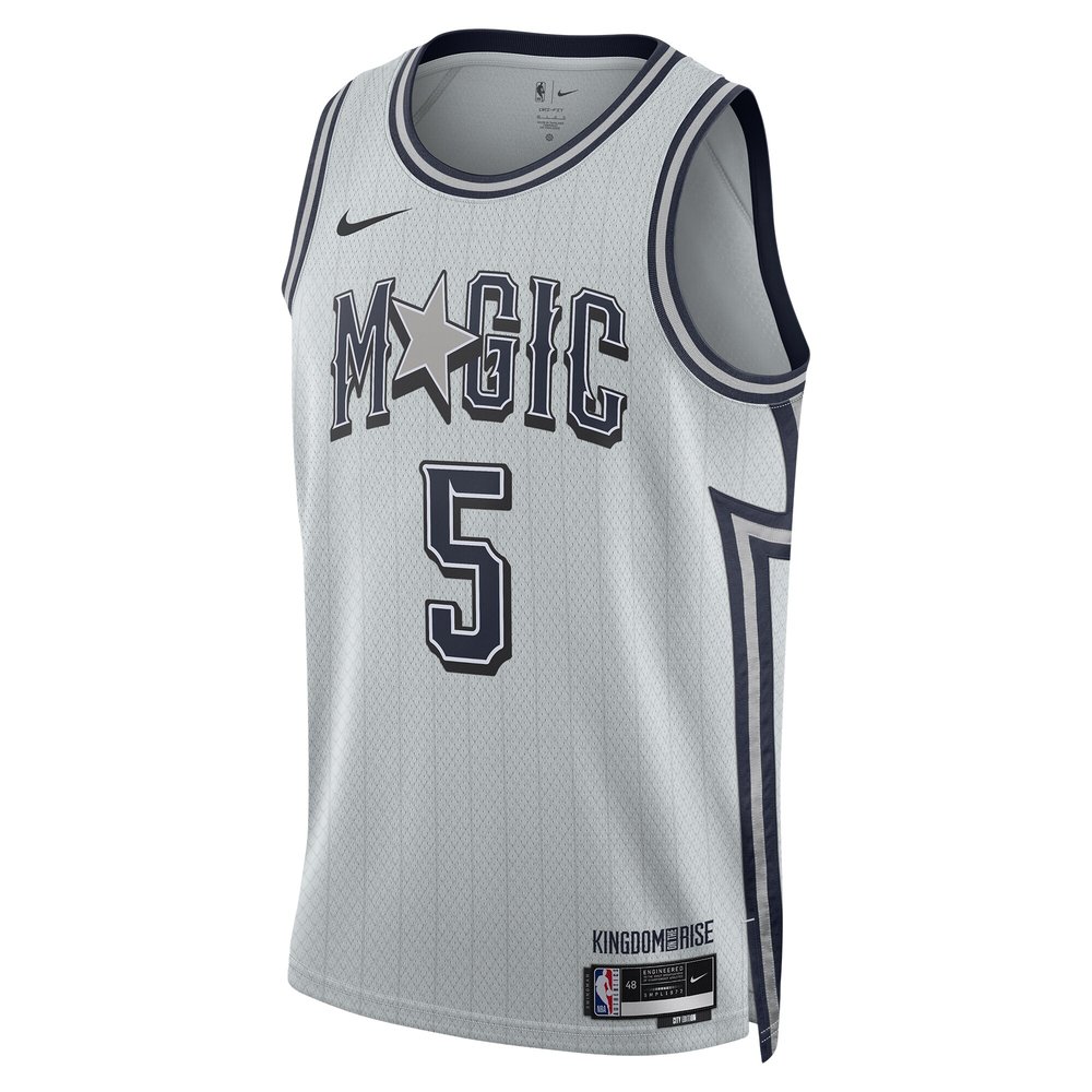 Unisex Orlando Magic Paolo Banchero Silver 2024/25 Swingman Player Jersey - City Edition Unisex Orlando Magic Paolo Banchero Silver 2024/25 Swingman Player Jersey - City Edition