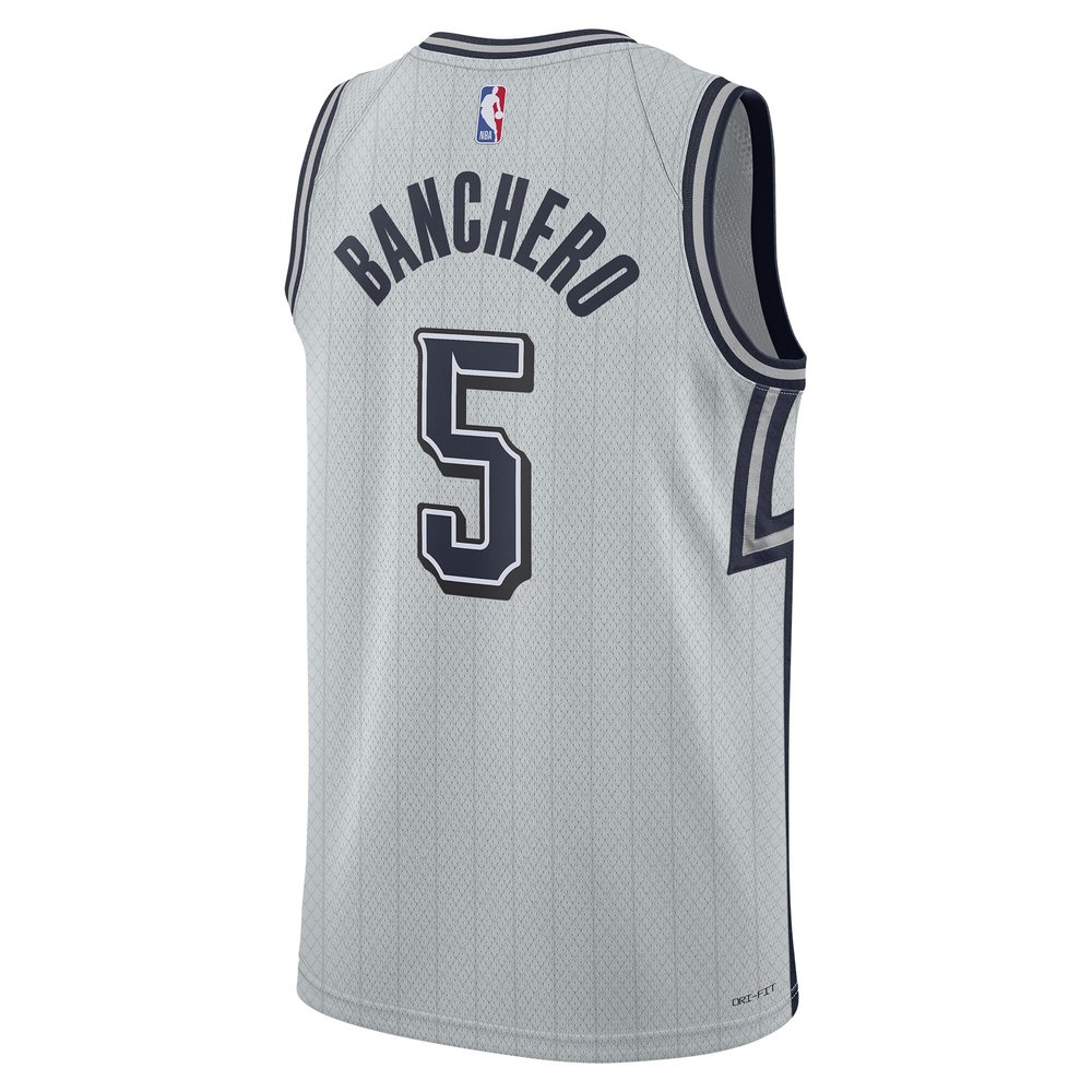 Unisex Orlando Magic Paolo Banchero Silver 2024/25 Swingman Player Jersey - City Edition Unisex Orlando Magic Paolo Banchero Silver 2024/25 Swingman Player Jersey - City Edition
