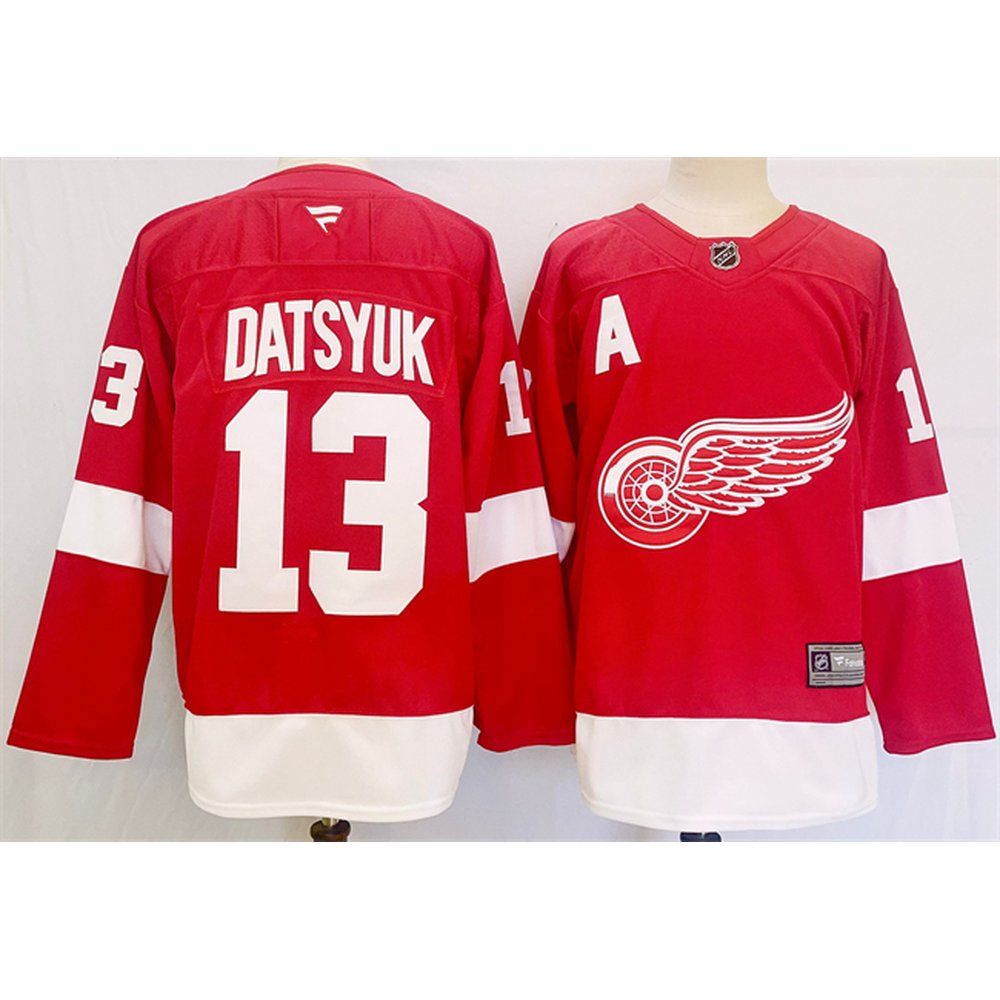 Youth Detroit Red Wings #13 Pavel Datsyuk Red 2024-25 Stitched Jersey
