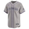 Men's Colorado Rockies Nike Gray Road Limited Jersey