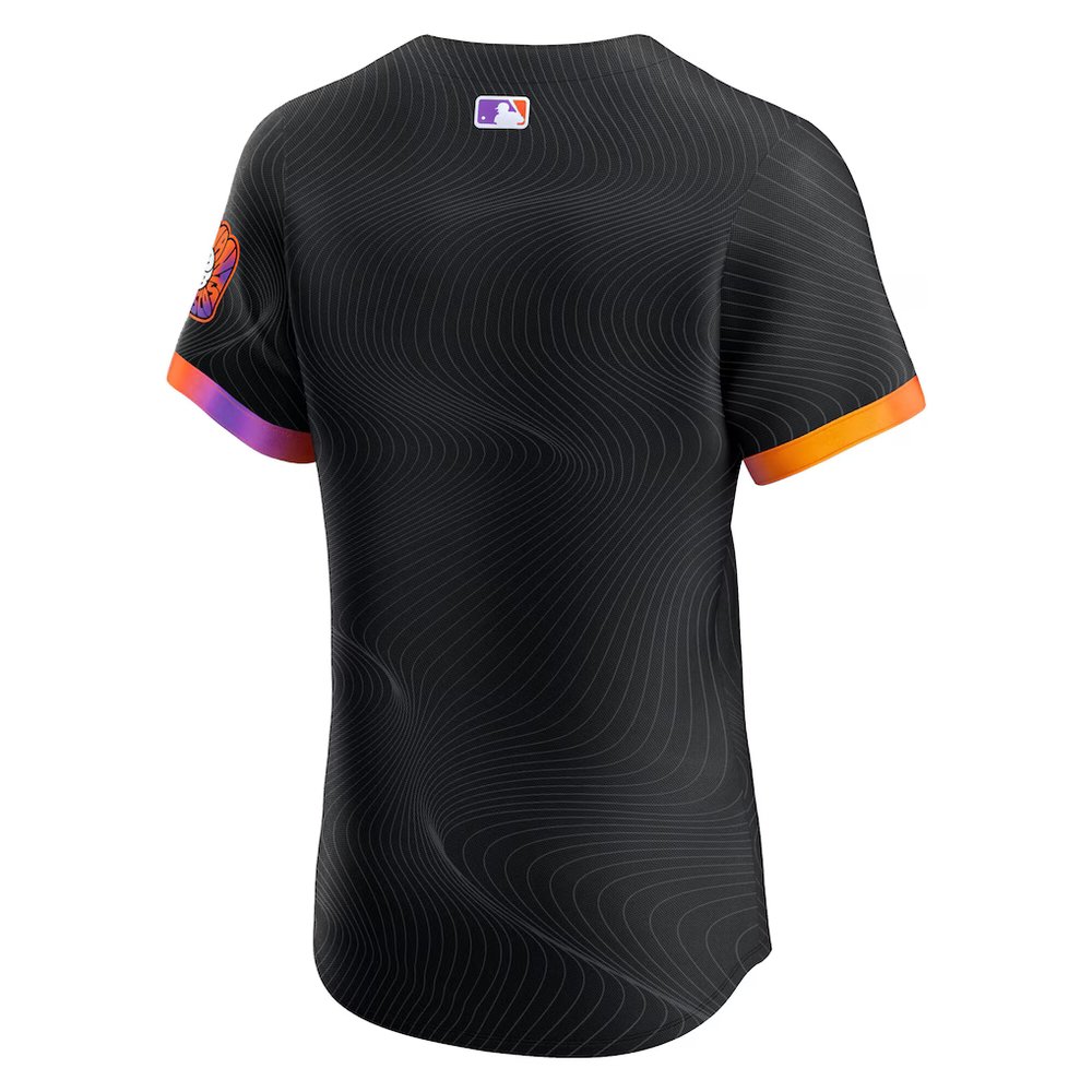 Youth San Francisco Giants Nike Anthracite 2025 City Connect Elite Jersey Youth San Francisco Giants Nike Anthracite 2025 City Connect Elite Jersey