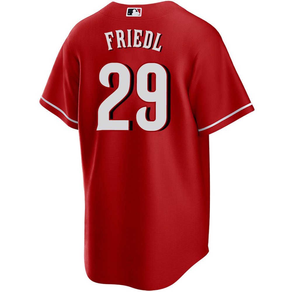 Men's Cincinnati Reds #29 TJ Friedl Red City Connect Jersey Men's Cincinnati Reds #29 TJ Friedl Red City Connect Jersey