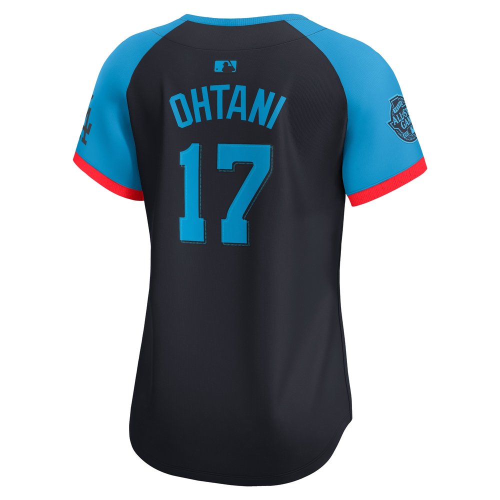 Women's National League #17 Shohei Ohtani Navy 2024 MLB All-Star Game Limited Player Jersey Women's National League #17 Shohei Ohtani Navy 2024 MLB All-Star Game Limited Player Jersey
